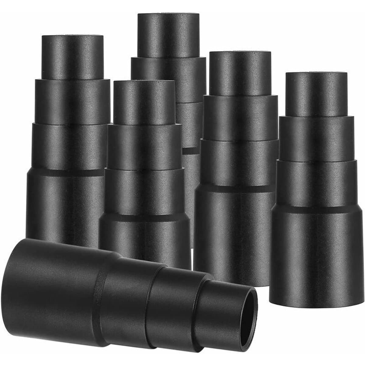Set van 6 adapters voor stofzuigerslangen, geschikt voor universele aansluitingen van stofzuigerslangen voor werkplaatsen. — afbeelding 1