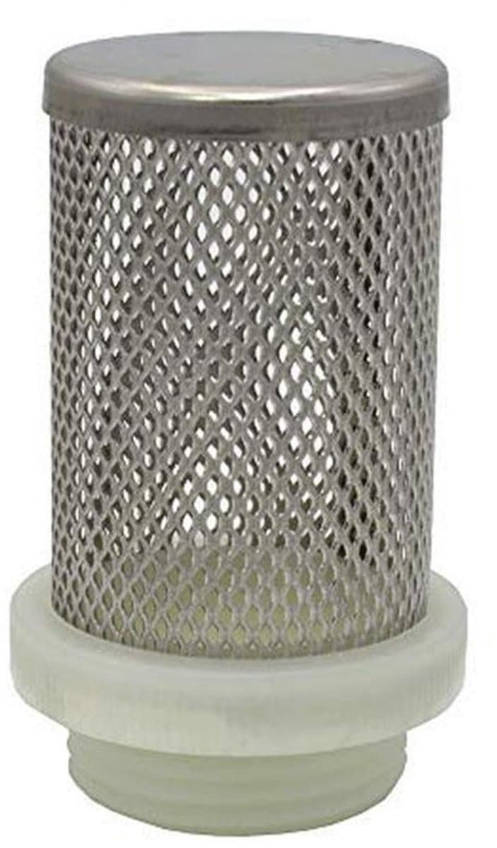 Zuigmand 13224 voor 1 1/4" terugslagkleppen - Roestvrij Stalen Mand DN32 — afbeelding 1