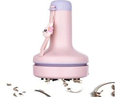 Bureau Stofzuiger - Handheld Reiniger - Bureau Schoonmaken - Aanpasbare Zuigkracht - 0.37 Pounds - Roze