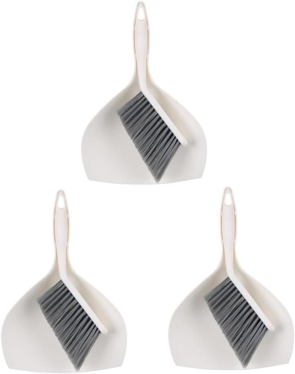 Mini Stoffer en Blik Set - Kleine Bezems Stoffer - Bureau Schoonmaken - Gecombineerde Opbergfunctie - 3 stuks — afbeelding 1