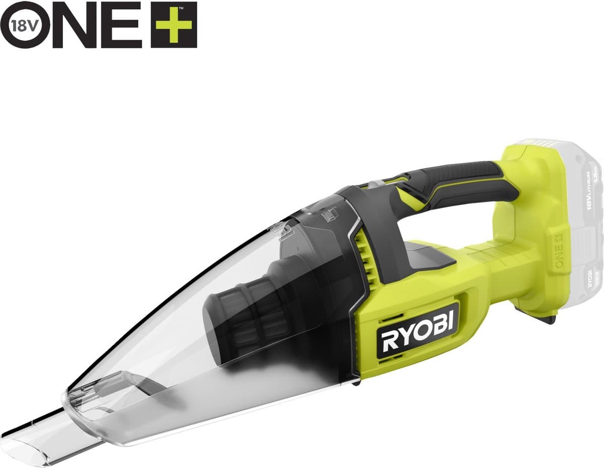 Ryobi RHV18-0 One+ 18V Accu Handstofzuiger body - 0,6L — afbeelding 1