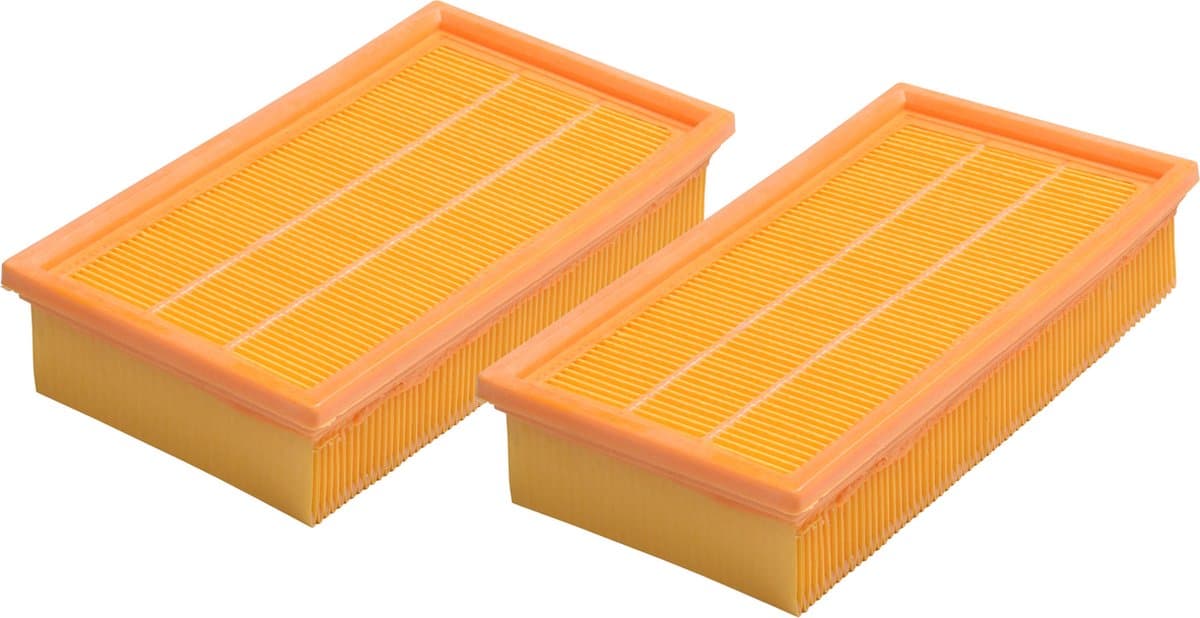 Geschikt voor KARCHER. 2 Stuks vlakfilter voor NT20/1, NT25/1, NT30/1, NT35/1, Stofklasse L. COVAKO Merk — afbeelding 1