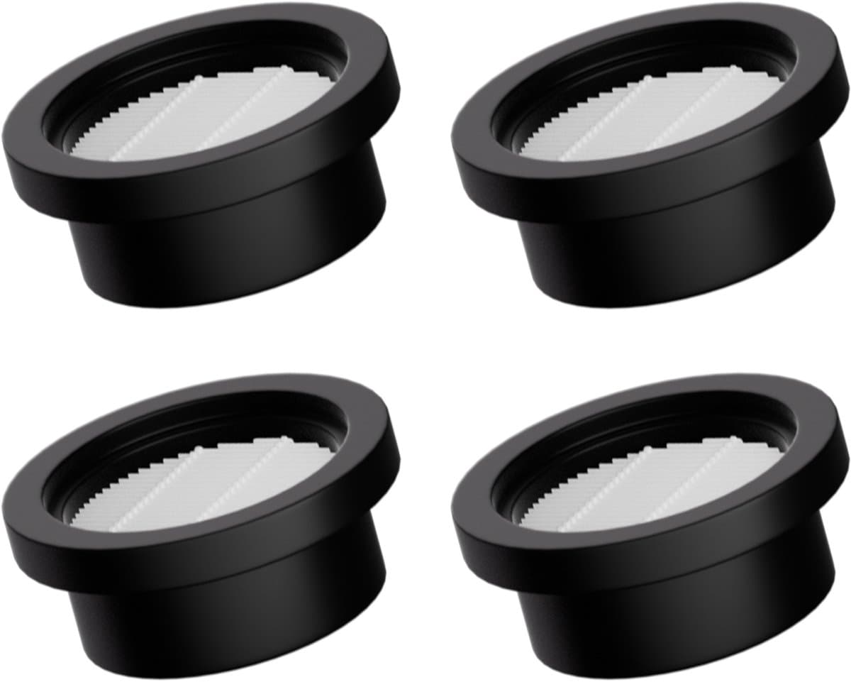 HEPA Filter Set van 4 voor Steelstofzuiger-AZA62,AZA63,AZA64,AZA65 - 99.99% stofopname-Zwart — afbeelding 1