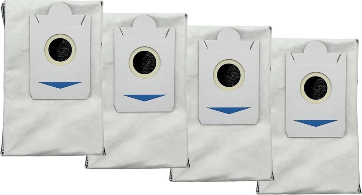 Ecovacs Deebot X2, X5 en T30S Serie Stofzakken (4 Stuks, Plus.Parts® alternatief voor DDB030025) — afbeelding 1