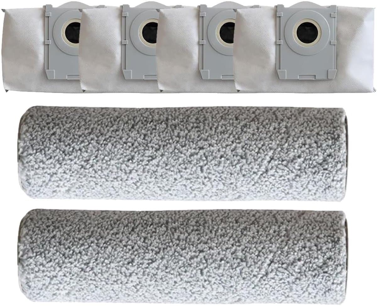 Stofzuiger Accessoires - Reserveonderdelen Set - Robot Schoonmaken - Actieve Koolstof Absorptie - 4 Zakken 2 Borstels - Zoals Afgebeeld — afbeelding 1