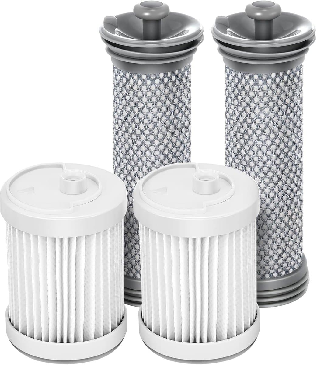 4 stuks - 2 voorfilters en 2 HEPA-filters - Vervangingsfilterset -Voor Tineco A10/A11 Hero A10/A11 Master PURE ONE S11 PWRHERO11 Snap draadloze stofzuiger — afbeelding 1