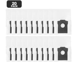 Stofzuigerzakken - Reservezakken - Stofzuigen - Efficiënte filtratie - 20 Pack - Wit