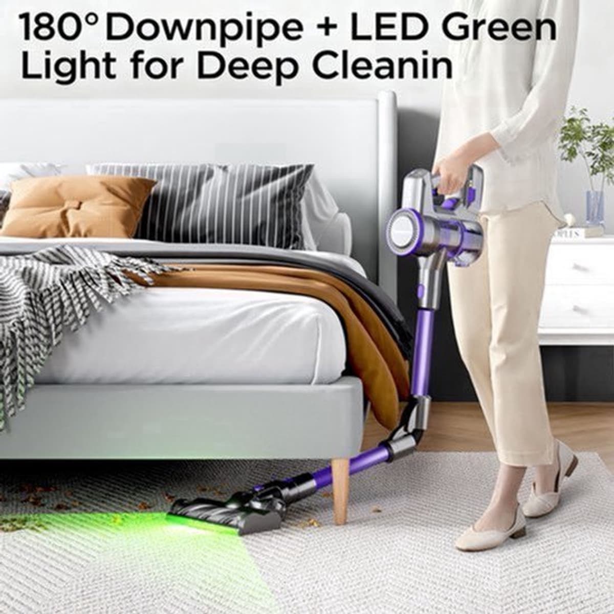 Steelstofzuiger Draadloos - 630 W Vermogen - 1,6 L Inhoud - HEPA Filter - Zakloos - Voor Huishoudelijk Gebruik — afbeelding 1