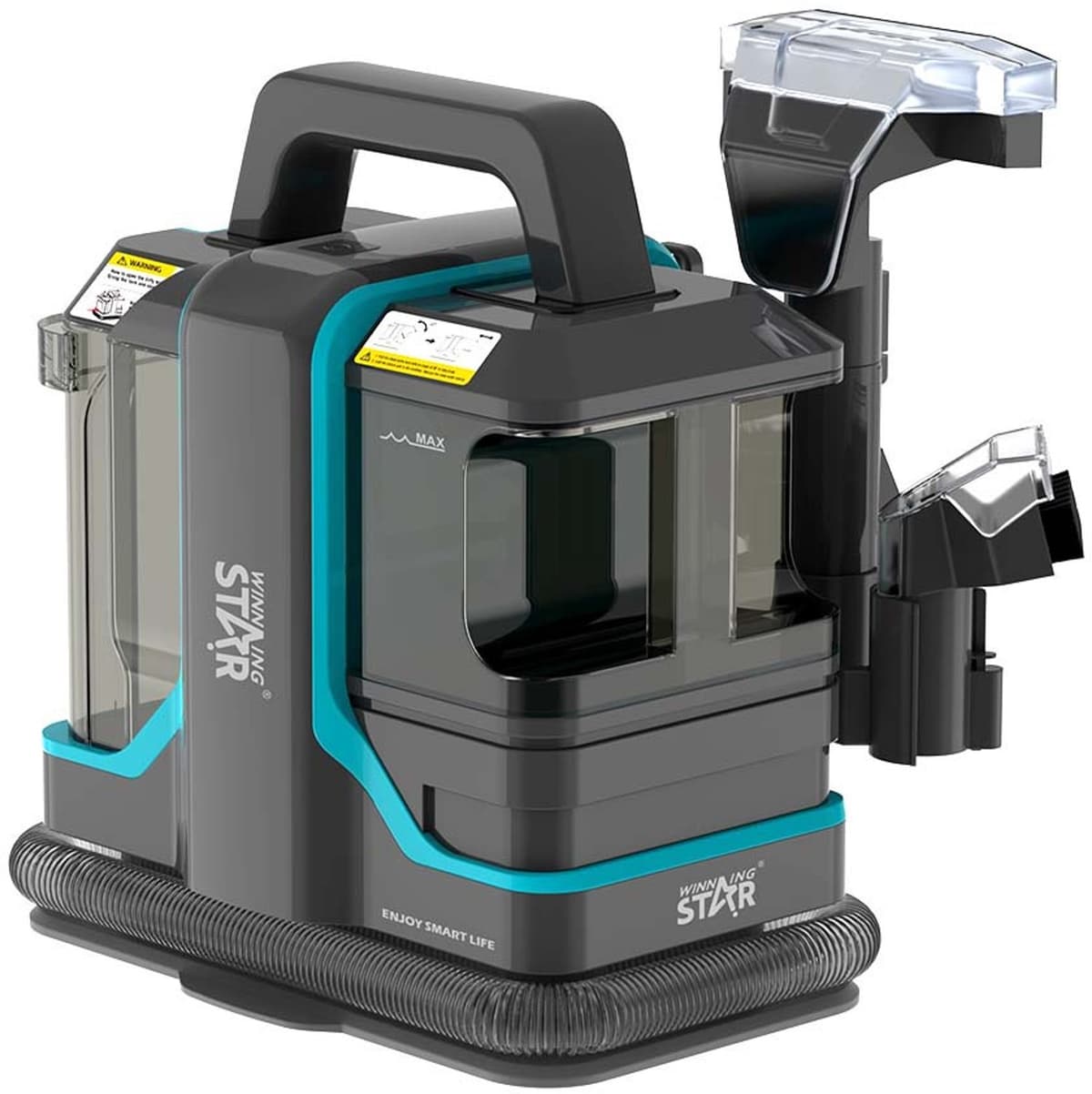 Draagbare Tapijtreiniger 220-240V - 450 W Vermogen - 0,6-1 L Stofbox - ABS Materiaal - Voor Bank En Autostoel — afbeelding 1