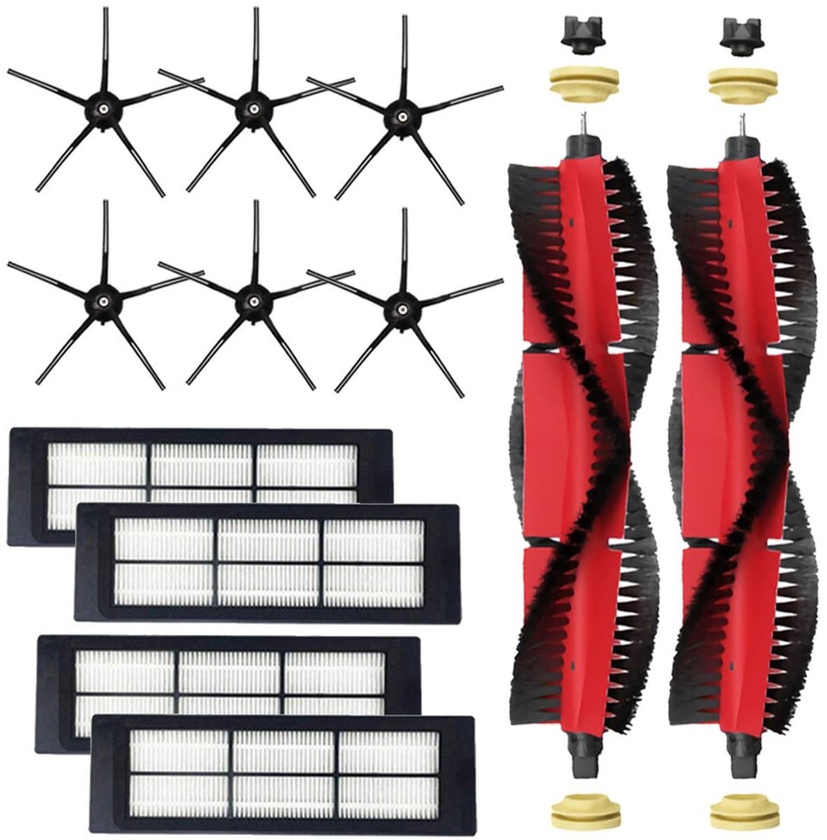 Geschikt voor Vervangende kit Geschikt voor Roborock S6/S5 MAX S50 S51 S60 T6 stofzuigeronderdelen en accessoires — afbeelding 1