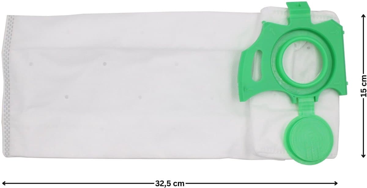 Dailygoods- Stofzuigerzakken 8 stuks - Filterbox voor Sebo Felix/Dart - 3-laags - 3,5 liter - Hygiënische deksel - Vervanging voor Sebo-nummer 7029ER - Stofzak — afbeelding 1