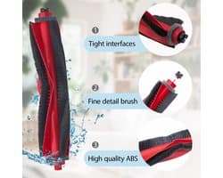 Dailygoods- Accessoiresset 21-delig - Voor Roborock Q10 S5+ - 1 Hoofdborstel - 4 HEPA-filters - 6 Stofzuigerzakken - 6 Zijborstels - Stofzuigeraccessoires