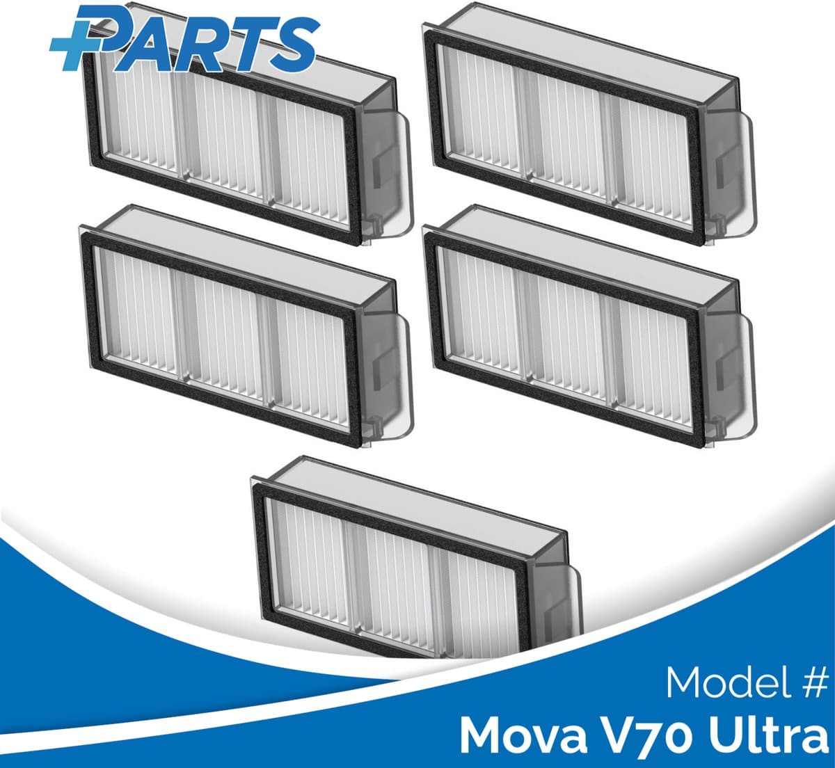 Mova V70 Ultra Filters (5 Stuks, Plus.Parts® alternatief voor MRHF30) — afbeelding 1