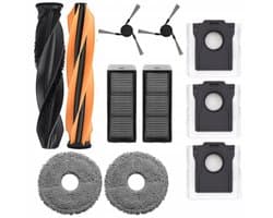 Accessoireset compatibel met robotstofzuiger Dreame X50 Ultra Complete / X50 Master - Onderhoudsset geschikt voor stofzuigers: X50 Ultra Complete - X50 Ultra - L50 Pro Ultra - X50 Master - Vervangingsonderdelen van de beste kwaliteit