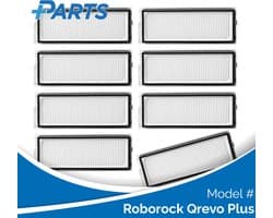 Roborock Qrevo Plus Filters (8 Stuks, Plus.Parts® alternatief voor 8.02.0296)