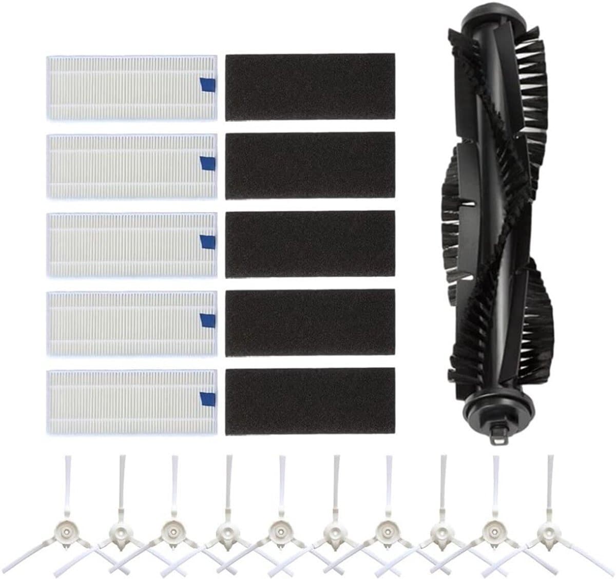Reserveonderdelen en accessoires geschikt voor de filterrobotstofzuiger Rowenta Explorer-serie. — afbeelding 1