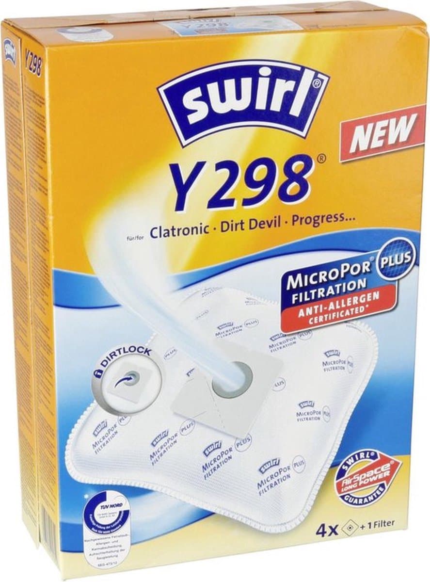 Swirl Y 298 MicroPor stofzuigerzak — afbeelding 1