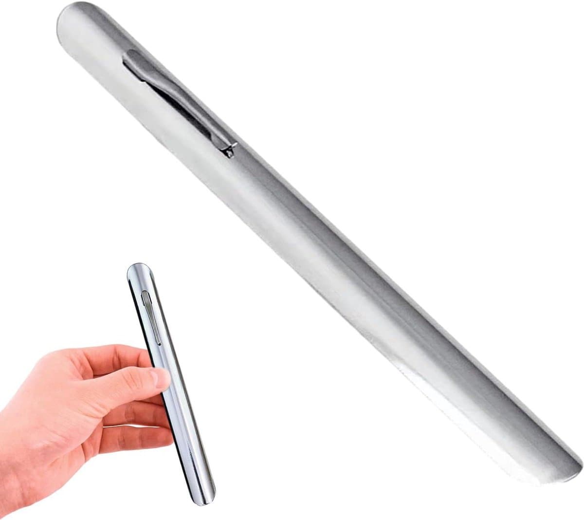 Kruimelveger - Tafelreiniger - Tafels Schoonmaken - Roestvrij Staal - 15.5 cm - Zilver — afbeelding 1