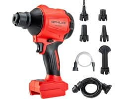 Draadloze Air Duster & Stofzuiger 2-in-1, Krachtige Perslucht en Zuigfunctie