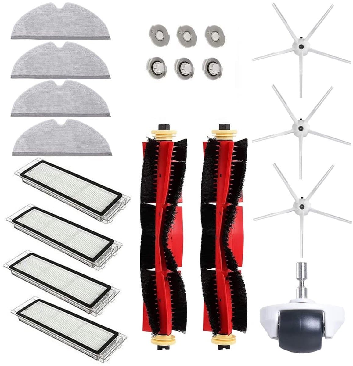 Store_9 - Stofzuigeronderdelen - Set voor Xiaomi Roborock - Complete set met filters en borstels - Geschikt voor S5 Max S6 maxV - Inclusief extra a... — afbeelding 1