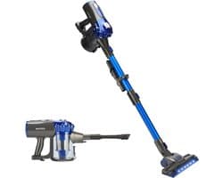 Draadloze Stofzuiger - Steelstofzuiger Handstofzuiger - Huis Reinigen - Lichtgewicht 2-in-1 - 40 Min Looptijd - Blauw