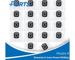Rowenta X-trem Power RO6843 Stofzakken (18 Stuks, Plus.Parts® alternatief voor ZR200540)