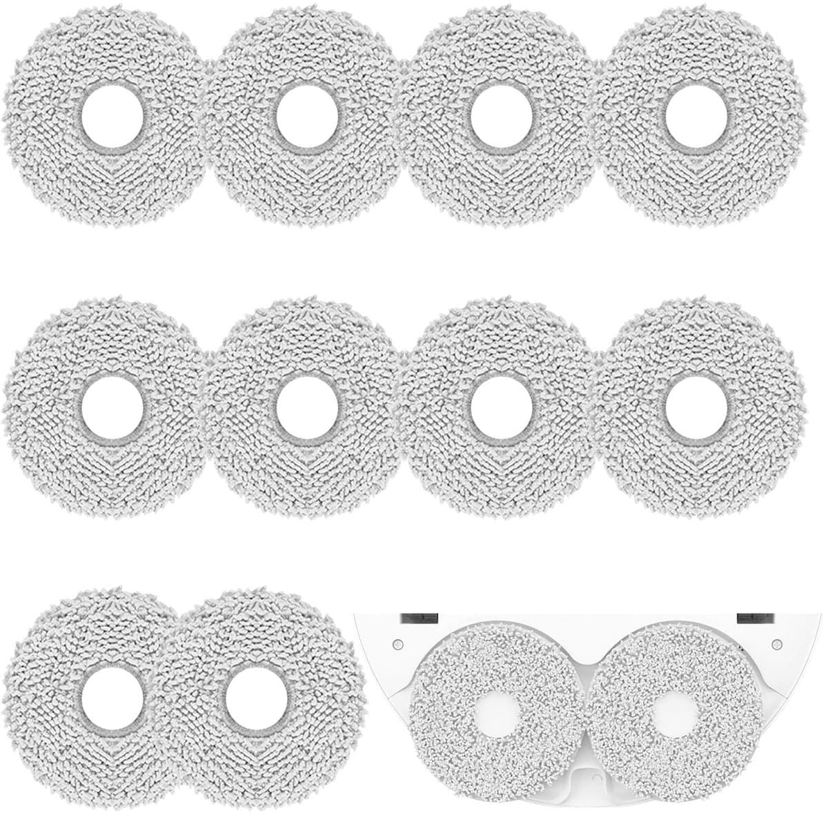 Dailygoods - 8 stuks accessoires reinigingsmiddelen, reserveonderdelen voor Roborock Q Revo, doekjes voor Roborock, accessoires voor Roborock Qrevo, dweilpads voor Roborock, accessoires voor Q Revo, accessoires — afbeelding 1