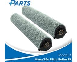 Mova Z60 Ultra Roller SA Dweilborstels (2 Stuks, Plus.Parts® alternatief voor MV-Z60URC-MROLL)