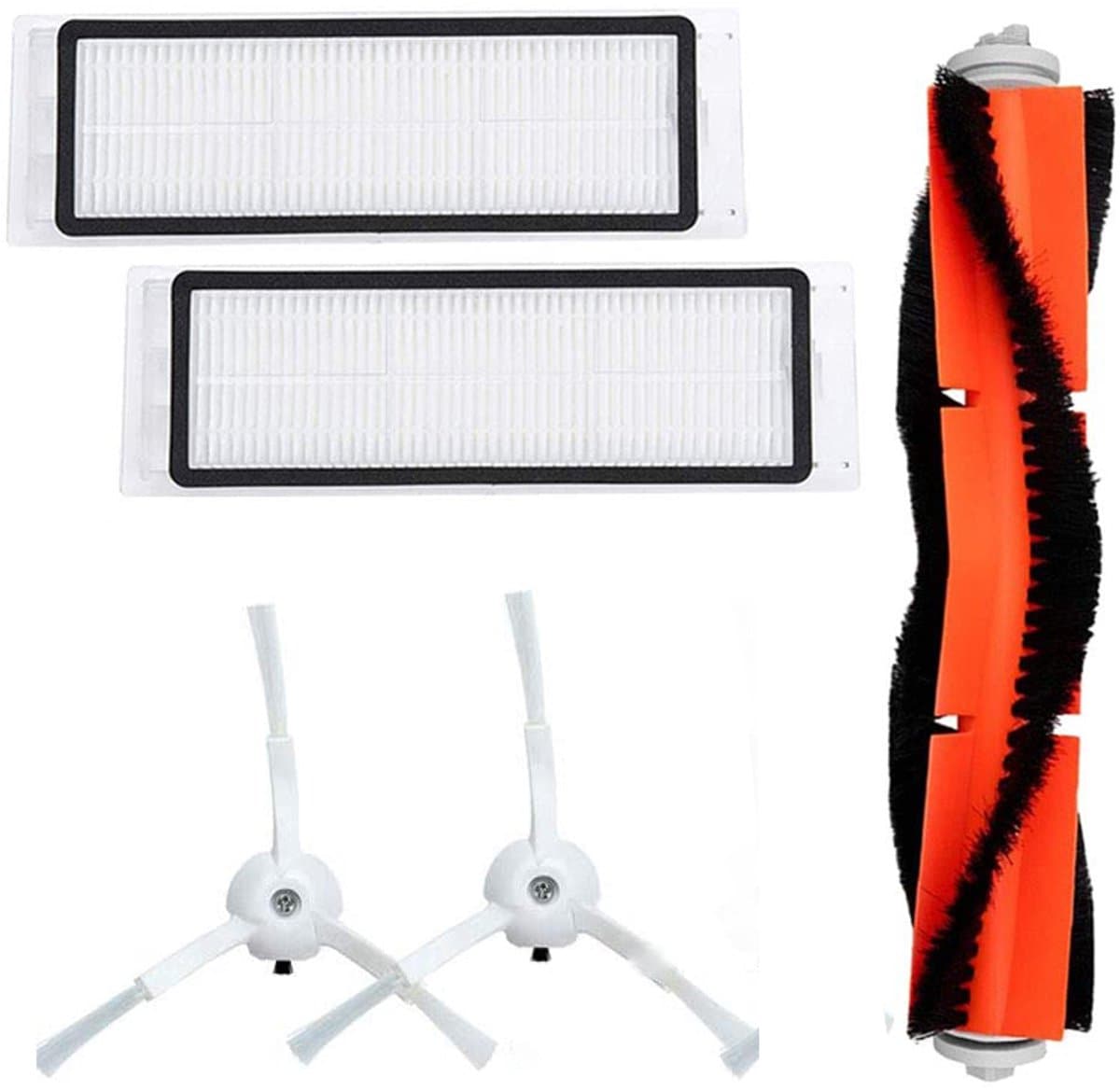 Accessoirekit 5-delig compatibel met Xiaomi Mi 1S en Roborock S5/S6/S60/S65 - Borstels en HEPA-filters — afbeelding 1