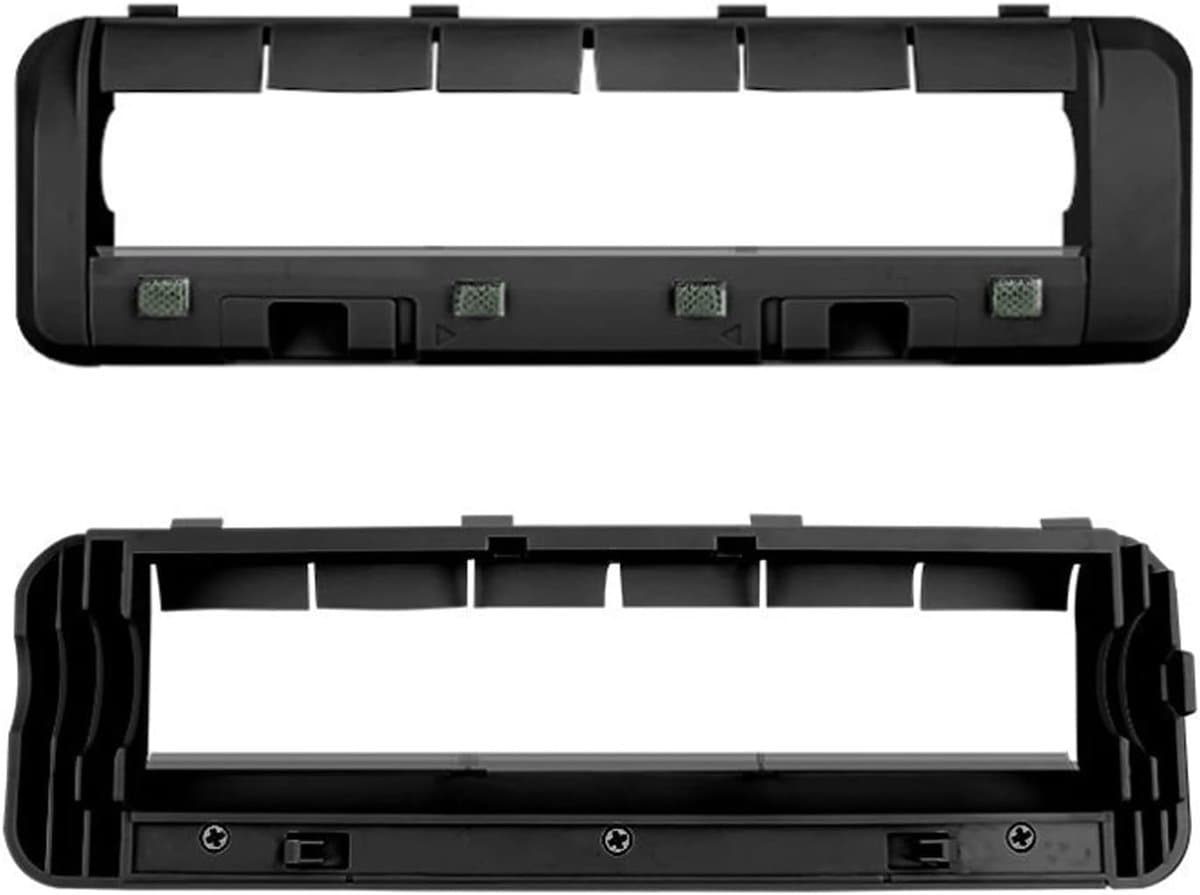 2x Vervangende onderdelen - hoofdborstelafdekking Geschikt voor Mova P50 Pro Ultra - P50 Ultra - P10 Pro Ultra - P10 Ultra - V50 Ultra Complete - E40 Ultra - S20 Ultra - E30 Ultra & Dreame X40 Ultra - L40 Ultra - X30 Ultra - S30 Pro Ultra - zwart — afbeelding 1